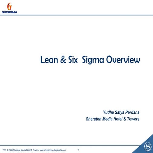 Lean And Six Sigma