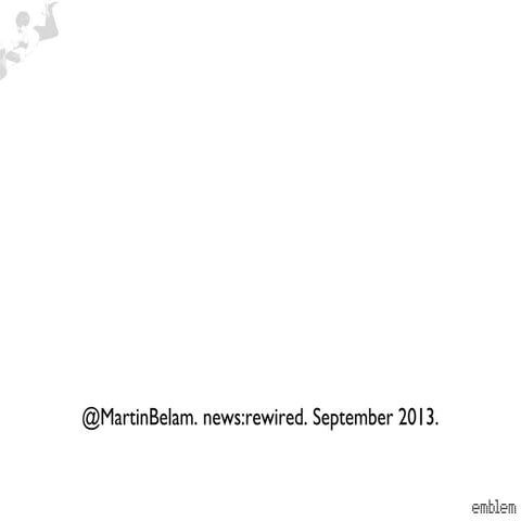 Martin Belam, UsVsTh3m, lean startup session at news:rewired