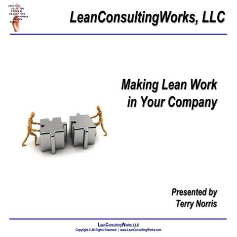 Making Lean Work in Your Company