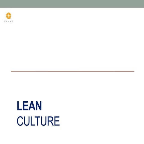 Lean culture 5 s strategy