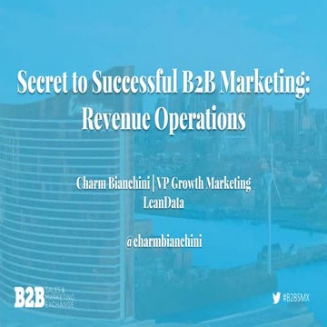 The Secret to Successful B2B Marketing: Revenue Operations