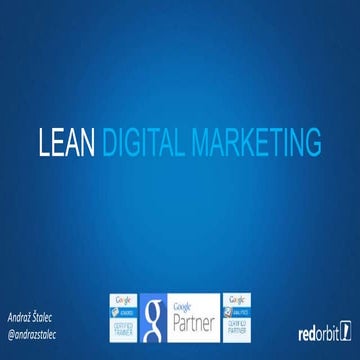 Lean digital marketing