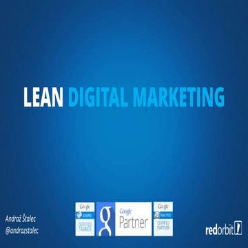 SEM Days 2015: Lean digital marketing