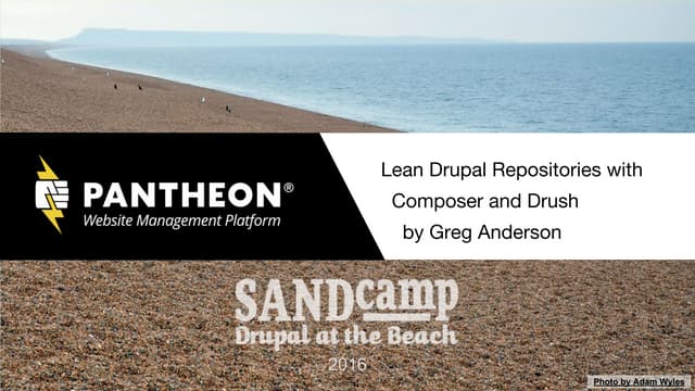 Lean Drupal Repositories with Composer and Drush