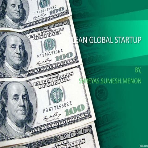 Lean global start up