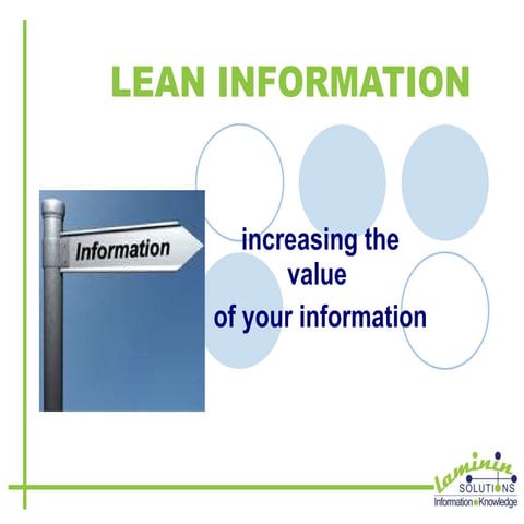 Lean information