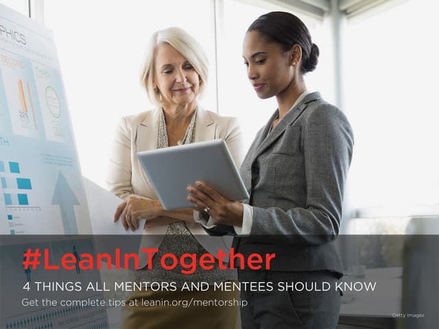 4 Things All Mentors and Mentees Should Know