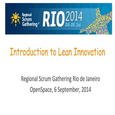 Lean innovation Introduction