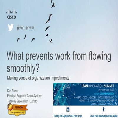 What prevents work from flowing smoothly? Making sense of organization impedi...