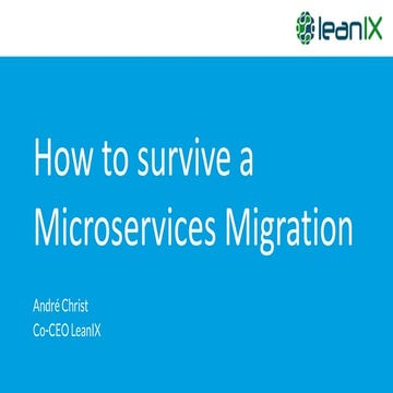 LeanIX WeAreDevelopers 2018