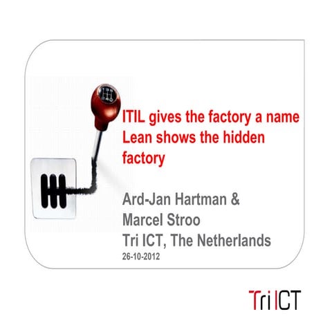 Lean kanban university presentatie tri ict Hartman & Stroo