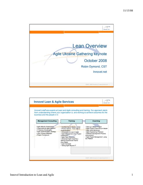 Lean Keynote Agile Ukraine