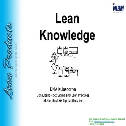 Lean knowledge