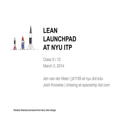 Lean launch pad itp 3.9.2015