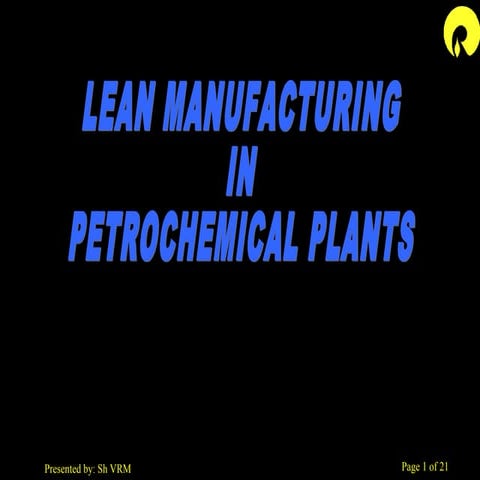 Lean manufacturing