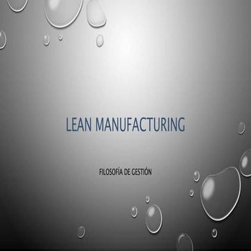 PPT LEAN MANUFACTURING EN LA ACTUALIDAD.pptx