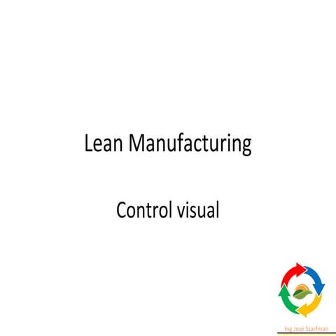 Lean manufacturing control  visual