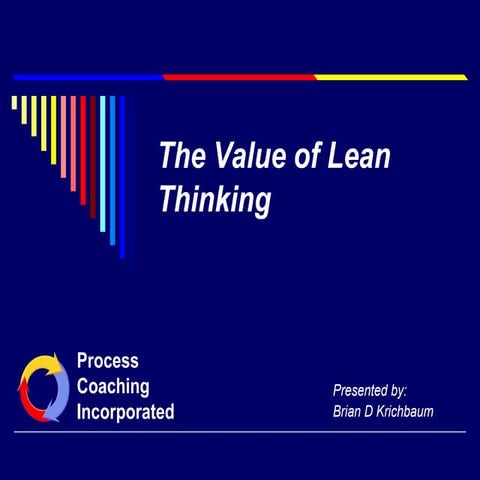 Lean Manufacturing Overview in Engineering