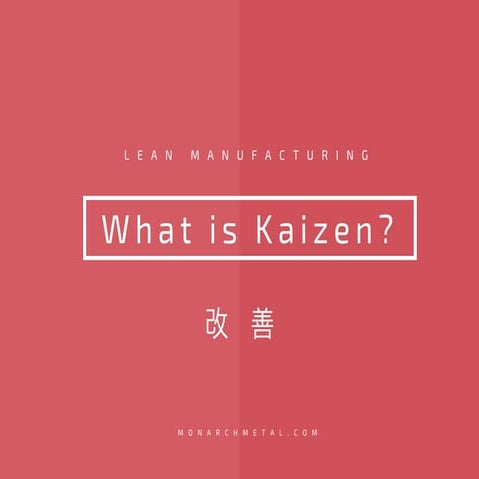 Lean Manufacturing: What is Kaizen?