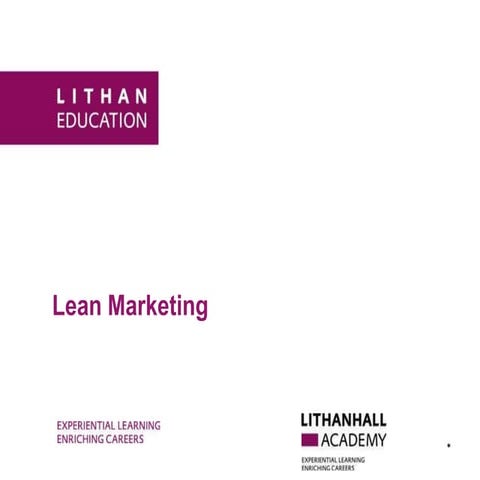 Lean marketing master