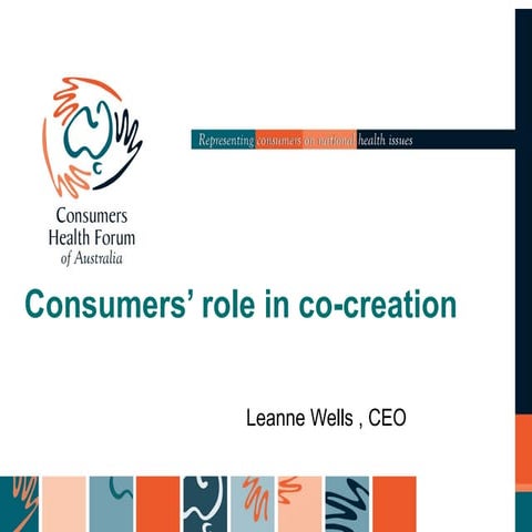 Consumers' role in co-creation