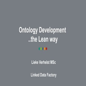 Lean ontology development