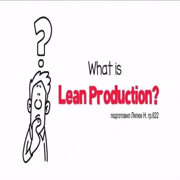 Lean production | PPTX