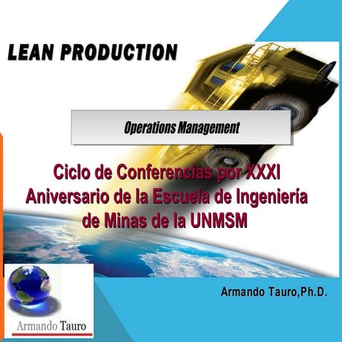Lean produccion congreso mineria