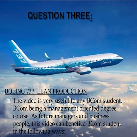 Lean production in Toyota and Boeing