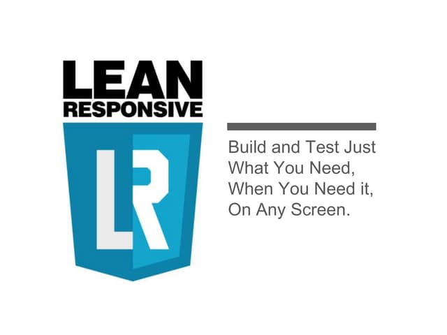 Lean responsive - Expanded