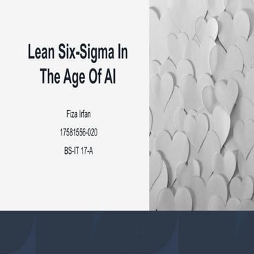 Lean six sigma in the age of ai | PPTX