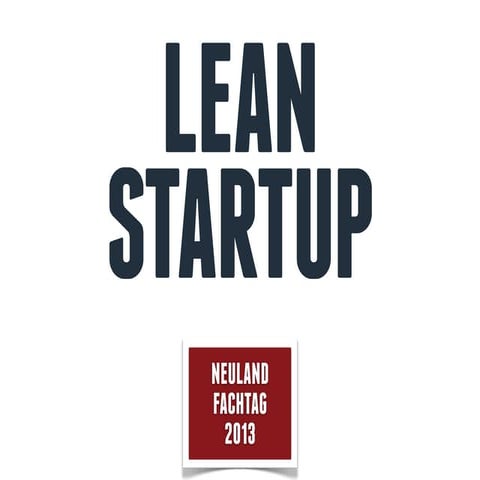 Lean Startup