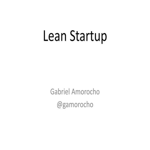 Lean Startup en Español - Validation Board