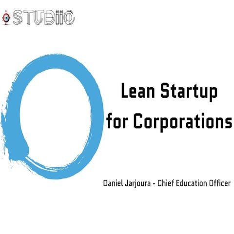 Studiio - Lean Startup for Corporations