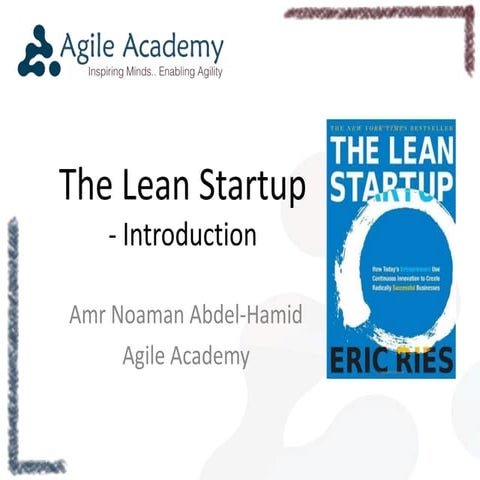 Lean statups - الشركات الناشئة