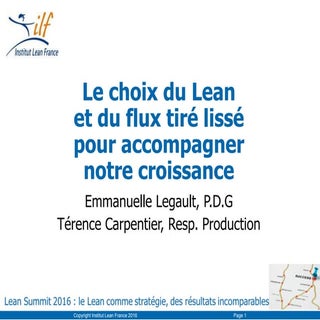 Le choix du Lean pour accompagner n...