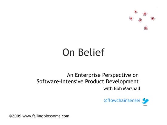 Lean Systems Thinking   Bob Marshall