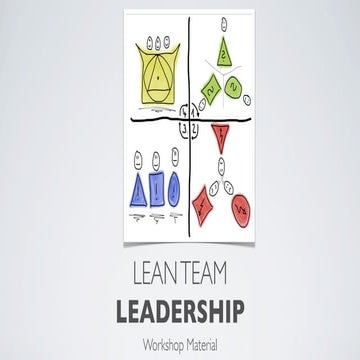 Lean Team Leadership Workshop 1