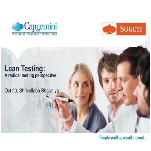 Lean testing a radical testing perspective 
