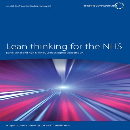 Lean thinking for the nhs