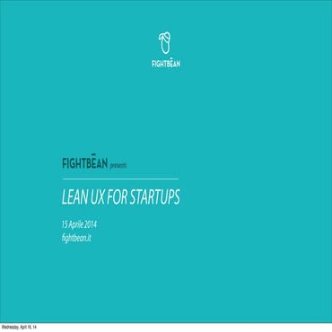 Lean uxforstartup