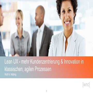 Lean UX, Barcamp Session presentation