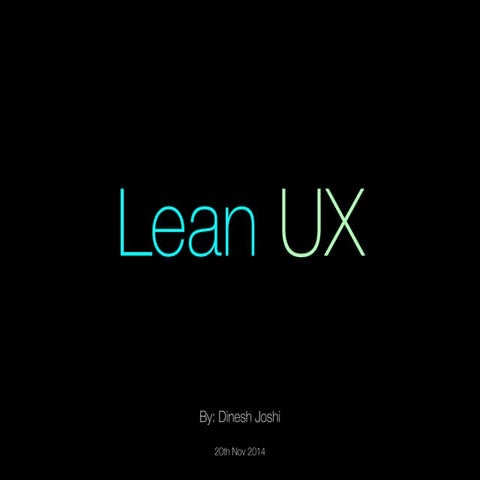 Lean UX