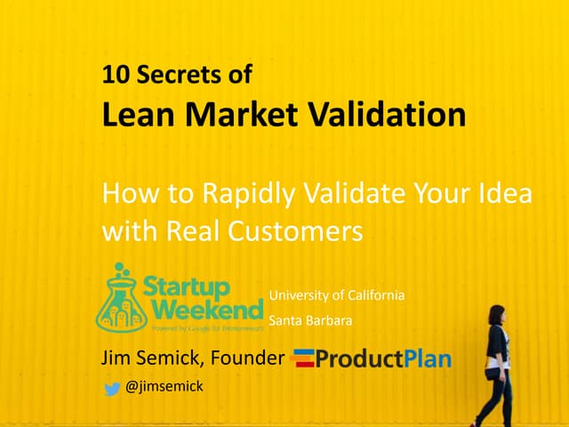 Lean Validation: 10 Ways to Quickly...