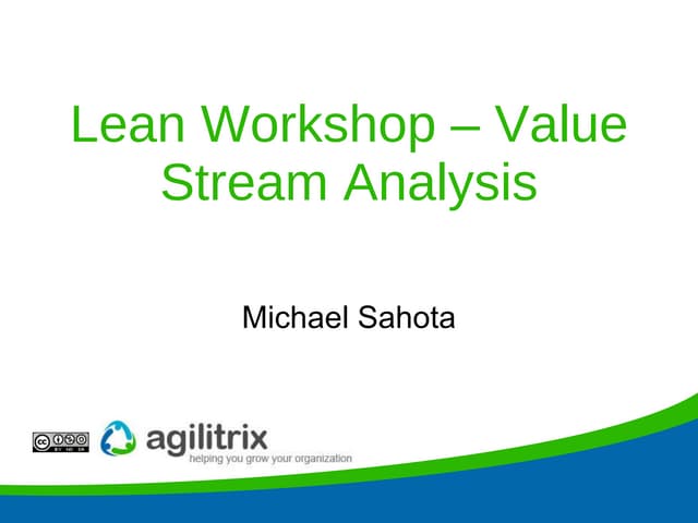 Value Stream Mapping Workshop