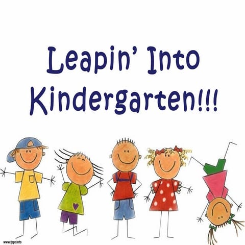 Leapin' Into Kindergarten