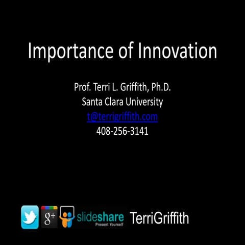 Importance of Innovation for LEAP 2014