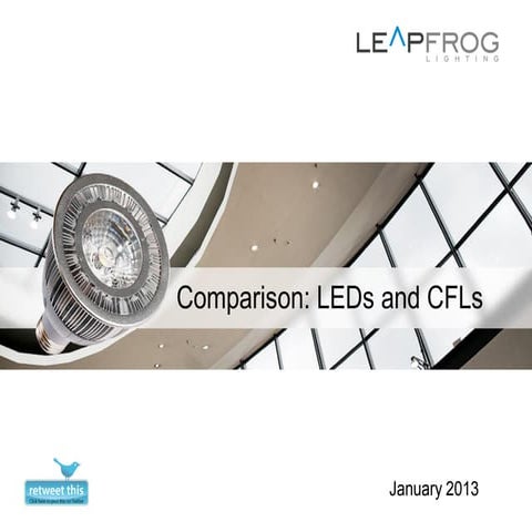 Comparing LEDs and CFLs