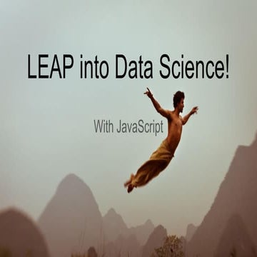 Leap into data science! | PDF