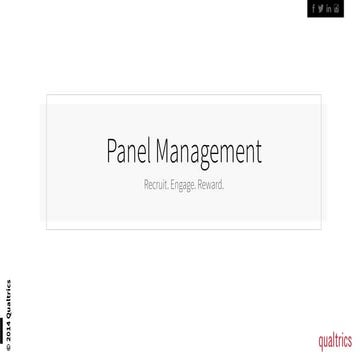 Learn How to Recruit and Engage Your Own Research Panel with Qualtrics